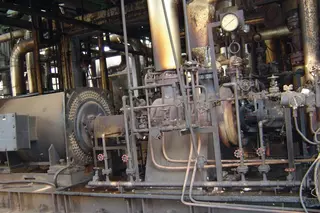 Metal bellows seals installed on pump equipment in a visbreaker unit in India for heavy oil processing.
