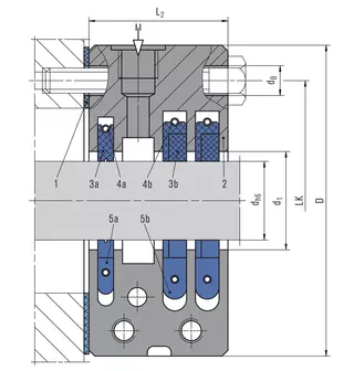 Technische Zeichnung von Espey WD200/500
