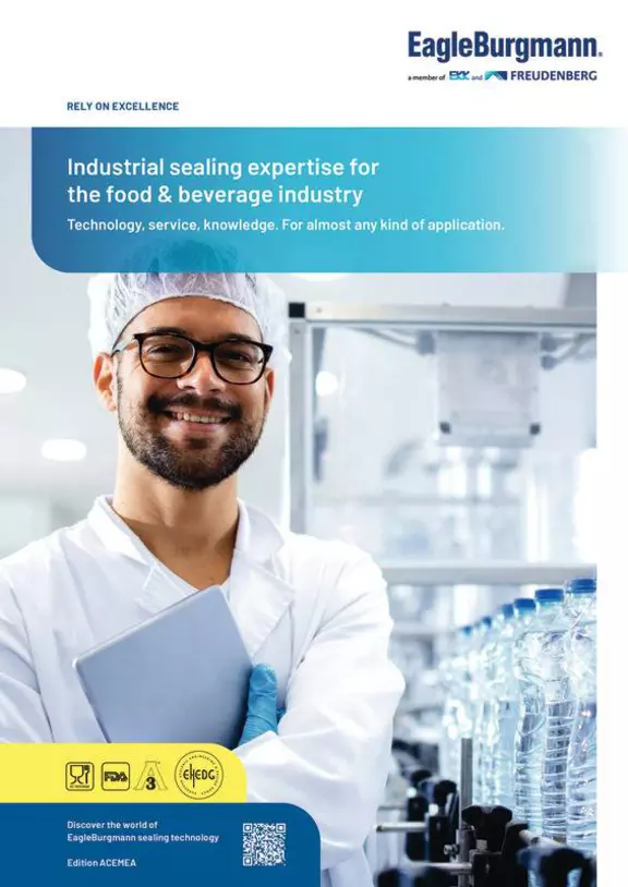 Sealing epertise for the food & beverage industry. Industry brochure.