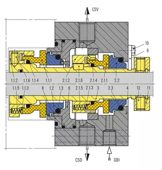 Technische Zeichnung von H75LG4-C
