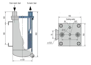 Technical drawing of WDK