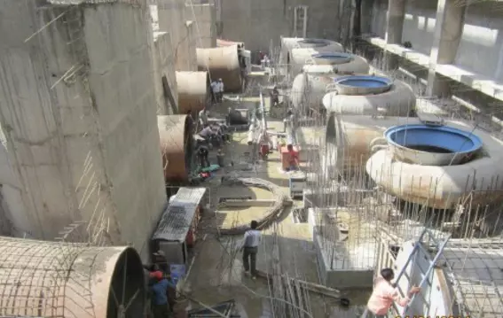 Hochleistungspumpen, ausgestattet mit HGH-Gleitringdichtungen, die in einem großen Wasserinfrastrukturprojekt in Indien eingesetzt wurden.
