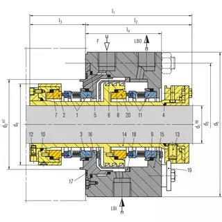 Technische Zeichnung von LY9TCS