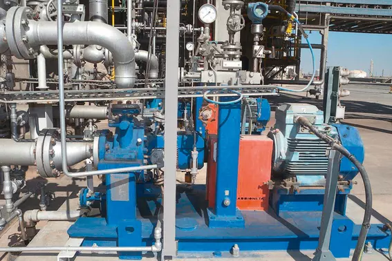 Sealing system installation significantly improving MTBF on industrial pump equipment in the United Arab Emirates.