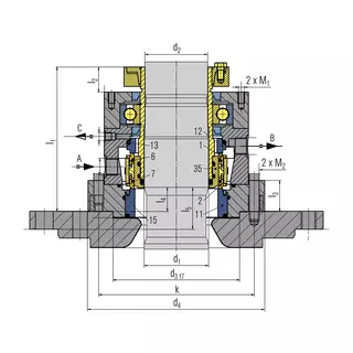 Technische Zeichnung von M461C