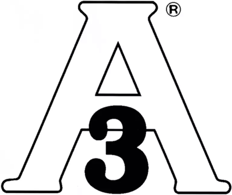 3-A Sanitary Standards logo indicating compliance with hygienic design requirements for food and dairy equipment.