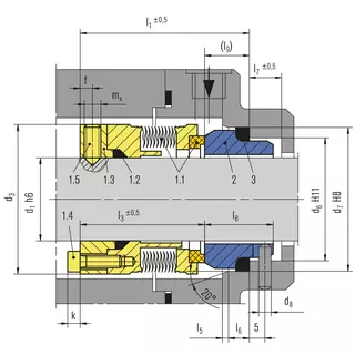 Technische Zeichnung von MFLWT8