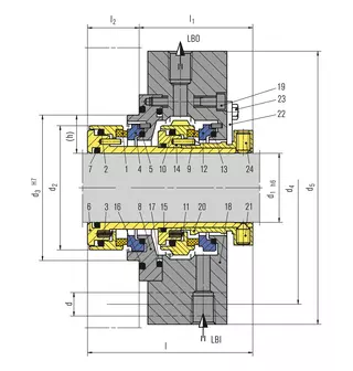 Technische Zeichnung von APItex-T