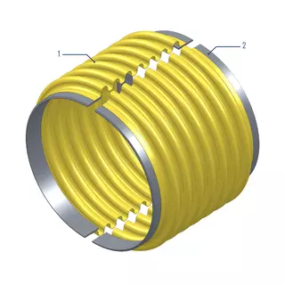 Technische Zeichnung von CB Clamshell metal expansion joints