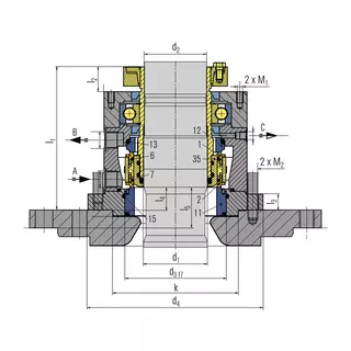 Technische Zeichnung von M461CL-E3