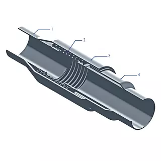 Technische Zeichnung von DX3S DanOne
metal expansion joints