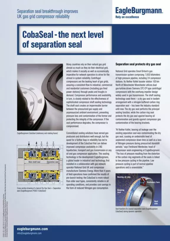 CobaSeal - Solution for compressors