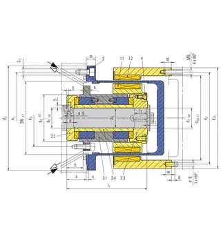 Technische Zeichnung von MAK685