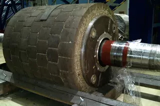 Mechanical seal for grindstone shaft in Germany, designed for reliable sealing performance in heavy-duty industrial grinding applications.
