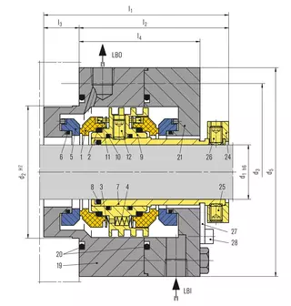 Technische Zeichnung von LL9DKUU