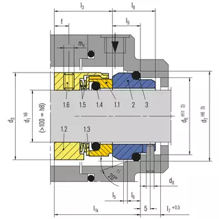 Technical drawing of M7N