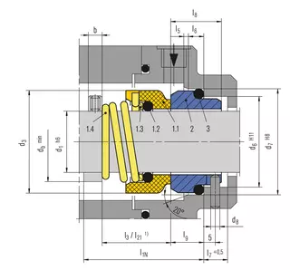 Technical drawing of M2N