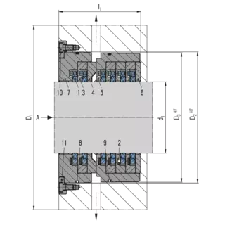 Technical drawing of Espey WKA1200