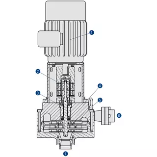 Technical drawing of MagBlower model 172