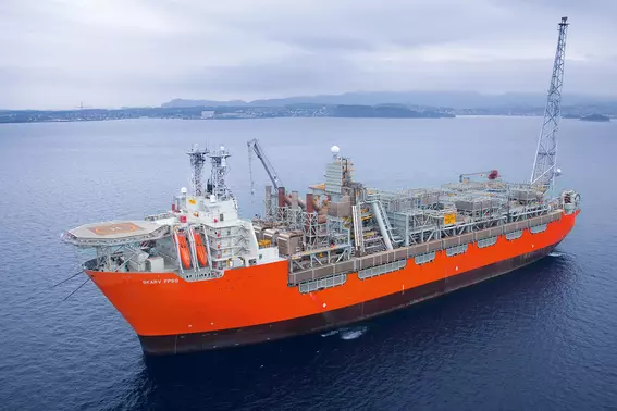 BP Skarv FPSO-Schiff, ausgestattet mit EagleBurgmann H75VKF-D7/95-E1 Gleitringdichtungen für Kreiselpumpen.