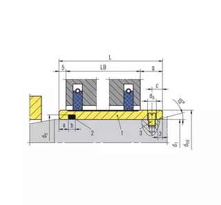 Technical drawing of Espey WDB200