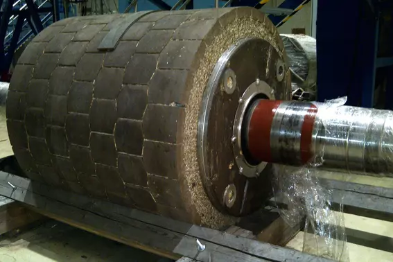 Mechanical seal for grindstone shaft in Germany, designed for reliable sealing performance in heavy-duty industrial grinding applications.