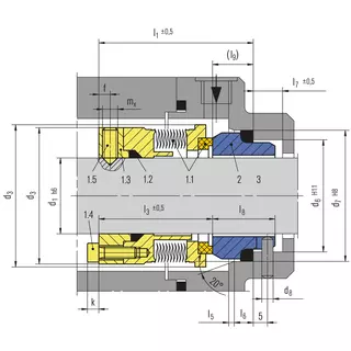 Technische Zeichnung von MFLCT8