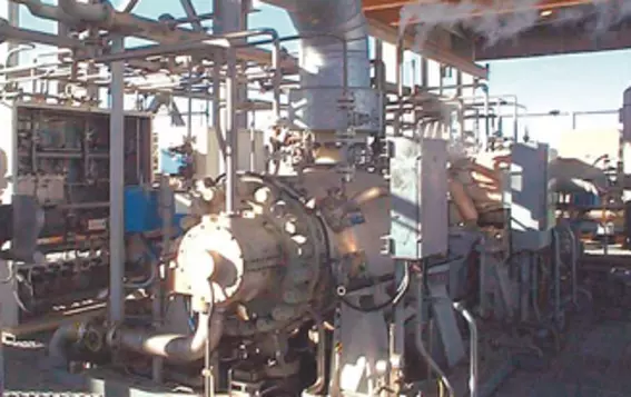 Compressor equipped with a high-performance mechanical seal for reliable fertilizer production in Australia.