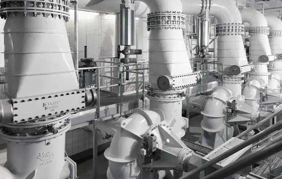 Cartex-DN-Doppelgleitringdichtungen, installiert in einem großen Pumpstationsprojekt in Den Haag, Niederlande.