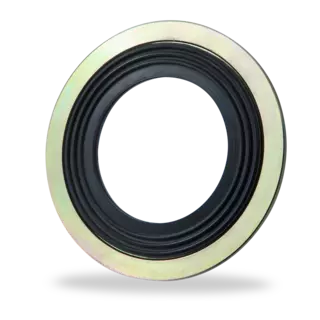KN Gummi-Stahl-Flachdichtung 9107/KN
