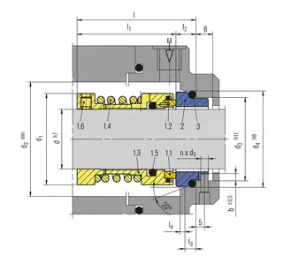 Technische Zeichnung von HA211