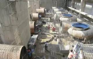 Hochleistungspumpen, ausgestattet mit HGH-Gleitringdichtungen, die in einem großen Wasserinfrastrukturprojekt in Indien eingesetzt wurden.