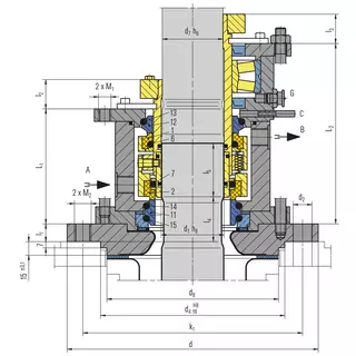 Technische Zeichnung von M461K