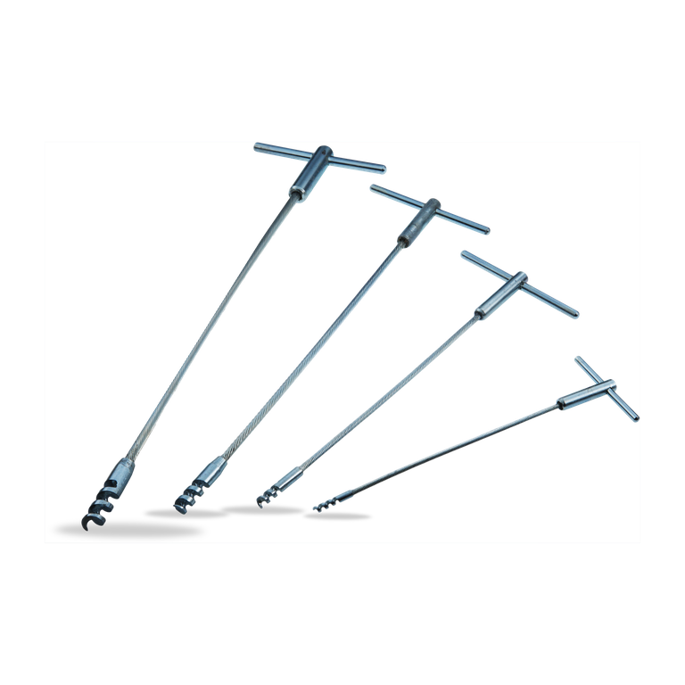 F-1  Flexible Gland Packing extractor Suitable for removing sizes 1.5 to 6.5 mm 
